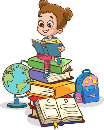 Illustration for Vector illustration of education consept - Royalty Free Image