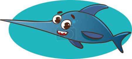 Illustration for Vector illustration of underwater fish - Royalty Free Image