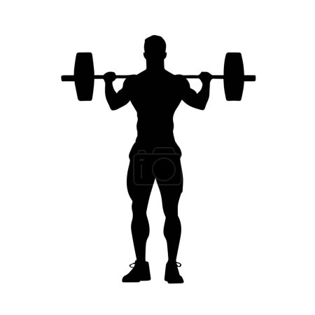Weightlifting sport activity guy silhouettes, weightlifting, weightlifter silhouette isolated