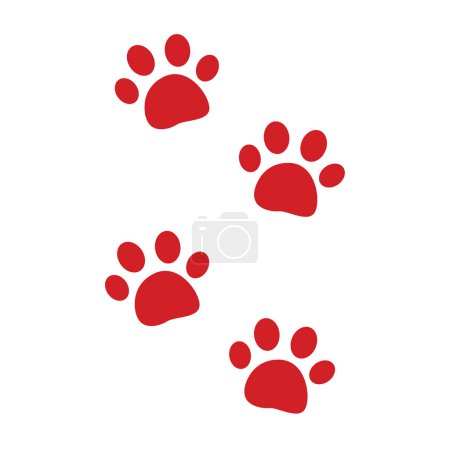 Paw Print Icons, Dog Pfote Symbol-Logo