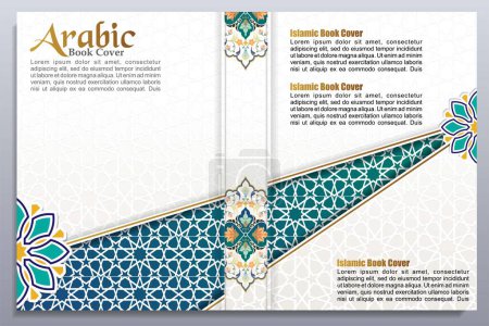 Foto de Árabe islámico libro de lujo diseño de portada - Imagen libre de derechos