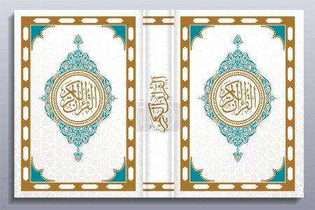 Téléchargez les photos : Modèle de conception de couverture de livre islamique, illustration vectorielle d'impression prête - en image libre de droit