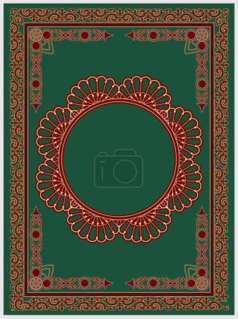 Téléchargez les photos : Modèle de couverture de livre Al Quran Design. - en image libre de droit