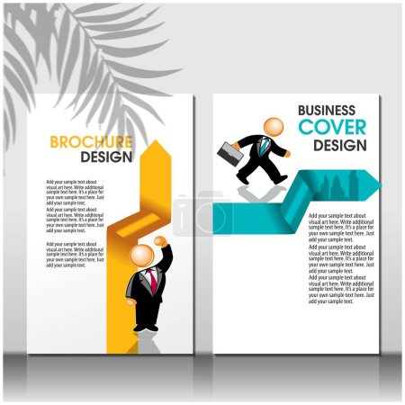 Foto de Template vector design for Brochure, Annual Report, Magazine, Poster, Corporate Presentation, Portfolio, Flyer, layout - Imagen libre de derechos