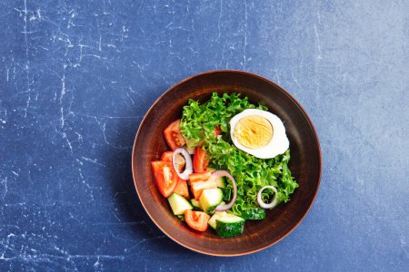 Photo for Veggie Power Bowl Nutrient-Rich Egg Salad - Royalty Free Image