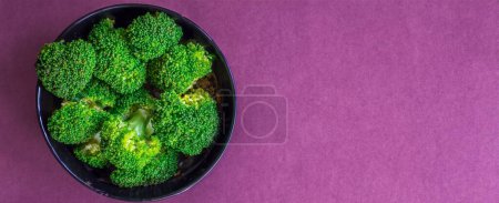 Photo for Closeup of vibrant green broccoli Nutrientpacked and full of crunch - Royalty Free Image