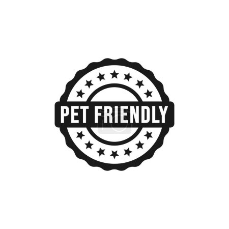 Photo for Pet Friendly Label or Pet Friendly Sign Vector Isolated in Flat Style. Best Pet Friendly label vector for product packaging design element. Best Pet Friendly Sign Vector for packaging design element. - Royalty Free Image