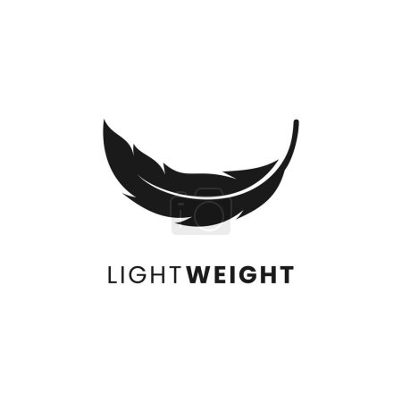 Photo for Lightweight icon or Light weight icon vector isolated in flat style. Best Lightweight icon with precision and perfect design balance. Light weight icon for product packaging design element. - Royalty Free Image