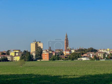 Photo for Panorama of the city of Cremona in sunny day. High quality photo - Royalty Free Image