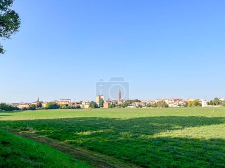 Photo for Panorama of the city of Cremona in sunny day. High quality photo - Royalty Free Image