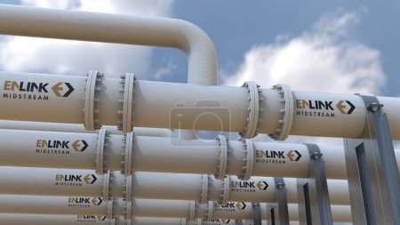 Téléchargez les photos : EnLink Midstream Explorer les méthodes de protection contre la corrosion et les systèmes de revêtement utilisés dans les gazoducs et oléoducs pour améliorer leur durée de vie et leur fiabilité. - en image libre de droit