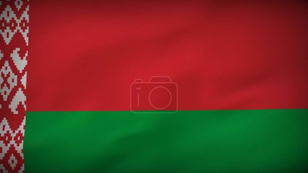Foto de Belarus Flag Waves of Unity: Edición de la Bandera Nacional - Imagen libre de derechos