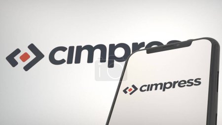 Téléchargez les photos : Cimpress Editorial Logo Concept for News - en image libre de droit