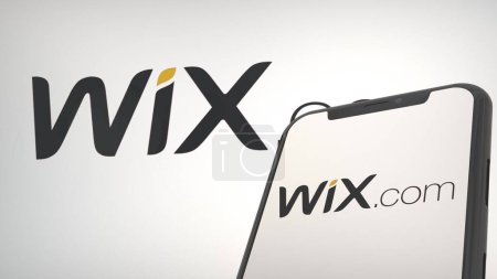 Foto de Wix Editorial Logo Marcador para Prensa - Imagen libre de derechos