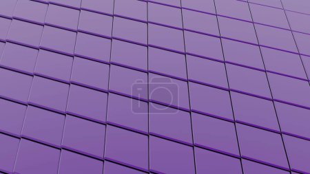 Purple Digital Hexagon Pattern: Copy Space 3D Animation in 4K