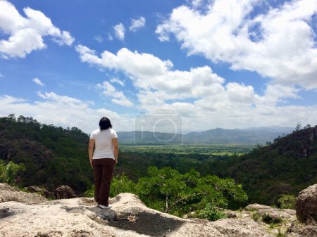 Photo for View from Piedra de Los Compadres tourist attraction in Esquipulas, Guatemala - Royalty Free Image