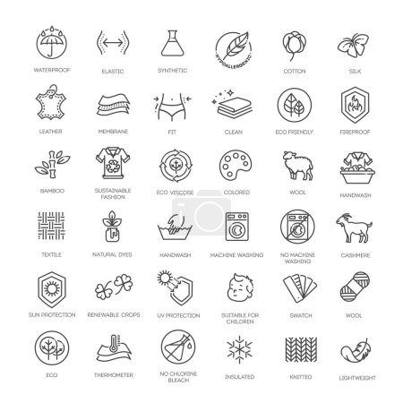 Paquete de iconos de estilo arte de línea. ilustración vectorial