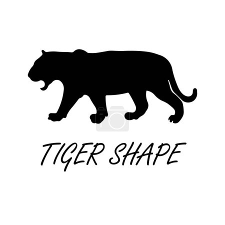 Illustration for Animal shape vector design template - Royalty Free Image