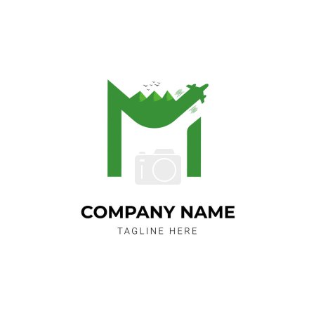 plantilla de diseño del logotipo de la agencia de viajes creativa