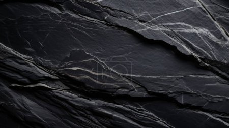 Black slate stone texture background element