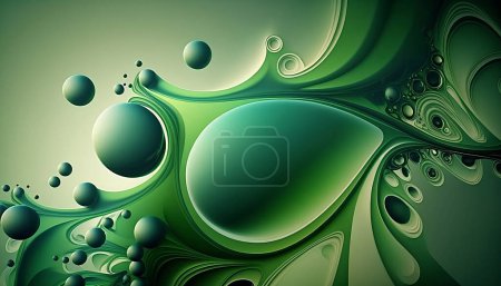 Téléchargez les photos : Fond vert abstrait lumineux - en image libre de droit