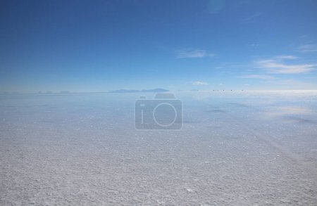 Photo for Daytime on Uyuni salt flat in Bolivia - Royalty Free Image