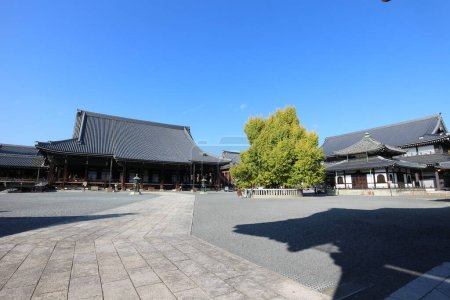 Photo for Amidado Hall and Scripture Repository in Nishi Hongwanji Temple, Kyoto, Japan - Royalty Free Image