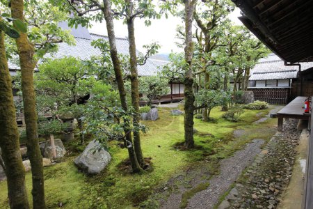 Foto de Dentro del Templo Daigoji Sanbo-in en Kyoto, Japón - Imagen libre de derechos