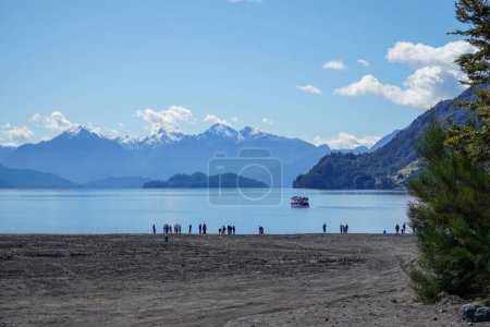 Photo for Lake Todos los Santos offers a breathtaking view in Puerto Varas, Chile. - Royalty Free Image