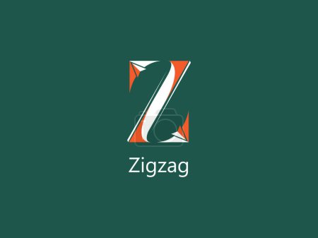 The letter Z is an excellent modern logo. Can be used as your brand