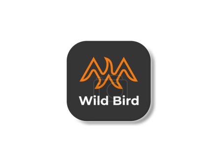Téléchargez les illustrations : Logo Wild Bird design - en licence libre de droit