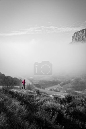 Photo for Photos of Kula Nature Park and fairy chimneys taken on a foggy day - Royalty Free Image