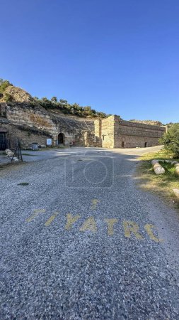 Varias fotos de la antigua ciudad de Nysa situada dentro de los límites de la provincia de Aydin