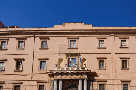 Photo for Palermo University Faculty Of Law Building facade in Sicily, Italy. - Royalty Free Image