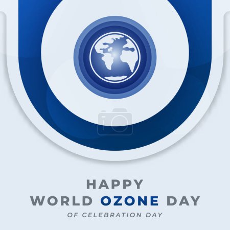 World Ozone Day Celebration Vector Design Illustration for Background, Poster, Banner, Advertising, Greeting Card