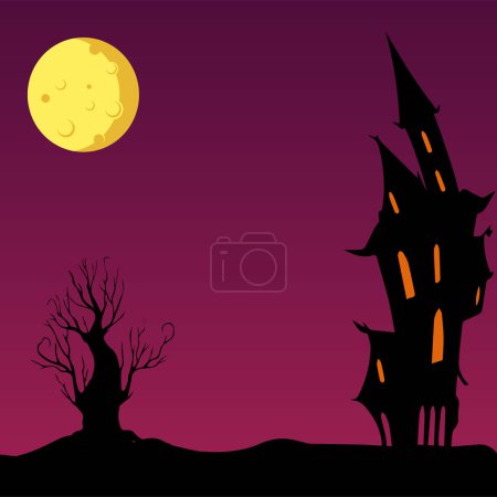 Foto de Fiesta de Halloween, conjunto de pancartas brillantes. Diseño de banner de vector de Helloween, fondo de Halloween feliz - Imagen libre de derechos