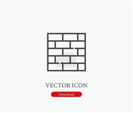 Illustration for Mansory vector icon. Symbol in Line Art Style for Design, Presentation, Website or Mobile Apps Elements, Logo. Mansory symbol illustration. Pixel vector graphics - Vector - Royalty Free Image