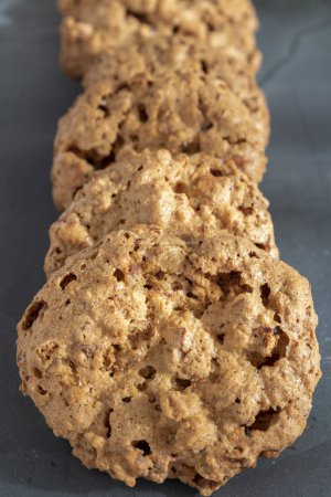 Téléchargez les photos : Caprichos de Santiago. almond cookies, sugar and eggs. Concept of gastronomy. Santiago de compostela. Spain - en image libre de droit
