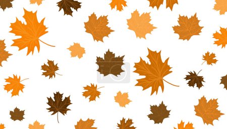 Téléchargez les photos : Fond de feuilles dans les tons orange et brun, fond d'automne. Concept de Thanksgiving - en image libre de droit