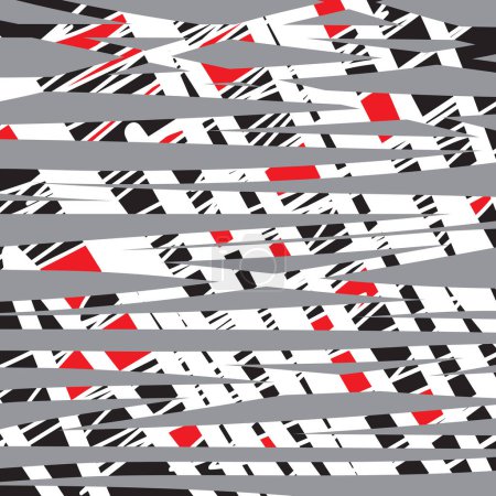 Illustration for Abstract background gray black white and red color - Royalty Free Image