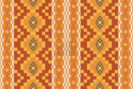 Geometric Ethnic pattern,Native American tribal fabric, tile, carpet, vector,illustration design, on navy blue background