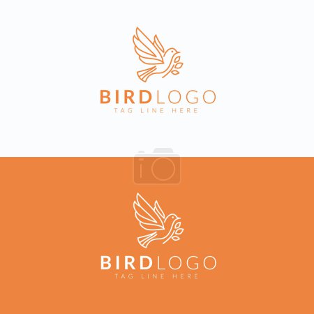 Ilustración de Logo de un pájaro majestuoso - Imagen libre de derechos