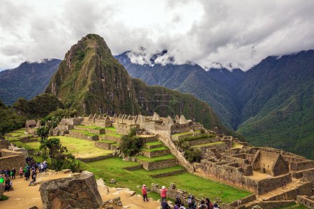 Foto de Machu Picchu, ciudadela inca declarada Patrimonio de la Humanidad por la UNESCO - Imagen libre de derechos