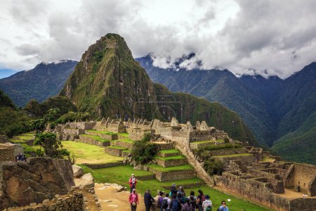 Foto de Machu Picchu, ciudadela inca declarada Patrimonio de la Humanidad por la UNESCO - Imagen libre de derechos