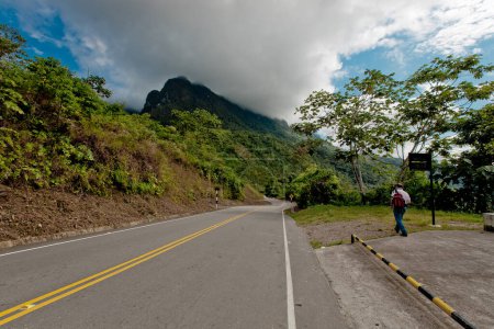 Foto de Vista panorámica de la carretera central de Perú - Imagen libre de derechos