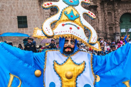 Cajamarca carnival of the holy city of venice, italy.