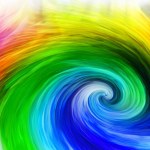 Colorful abstract background with motion blur.