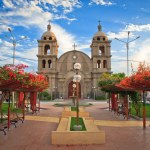 Cathedral of Palpa, Peru, a church, a beautiful view of the church of saint mary of the holy mary