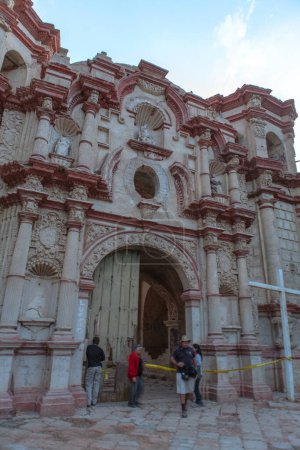 Foto de Ciudad de México, yucatán, México, 02 de febrero 0 0 8, un templo típico mexicano, la ciudad de México, en la capital de - Imagen libre de derechos