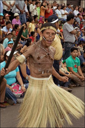 People in carnival costume